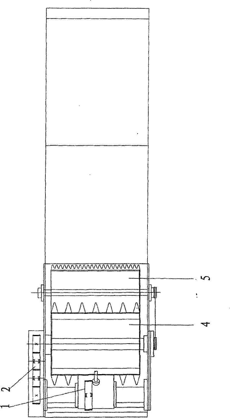 Drawing bench of tobacco leaf