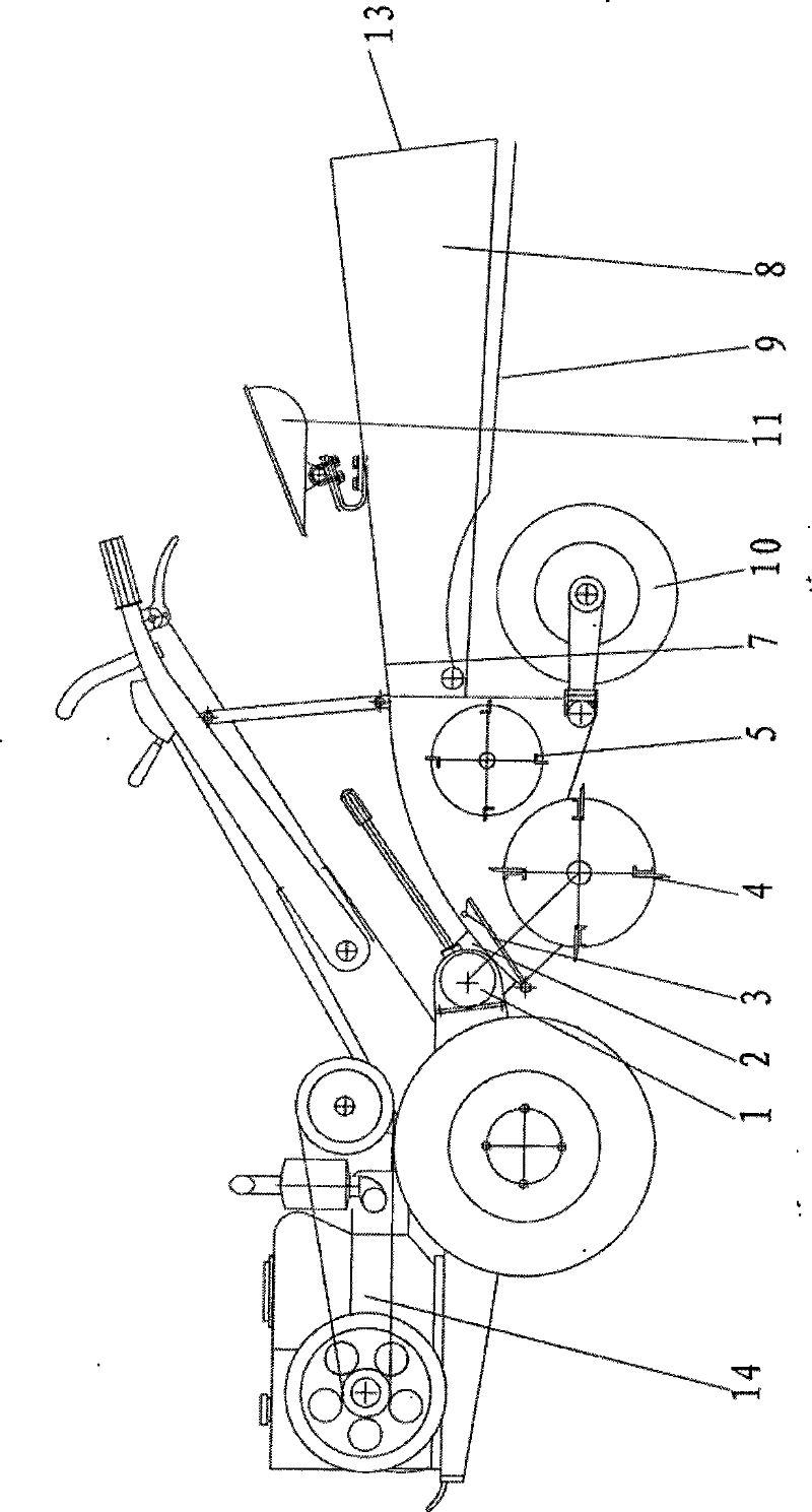 Drawing bench of tobacco leaf