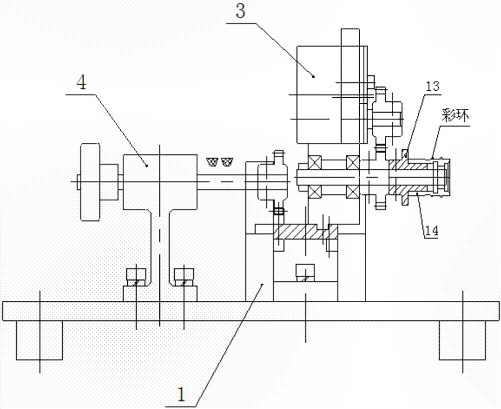 Device for automatically printing colored rings on shells