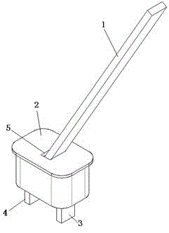 Socket for LED lamp filament