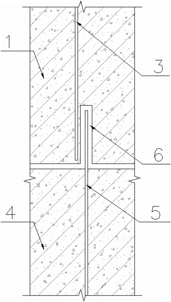 Assembly type prefabricated shear wall horizontal abutted seam steel channel welding and connecting device and connecting method