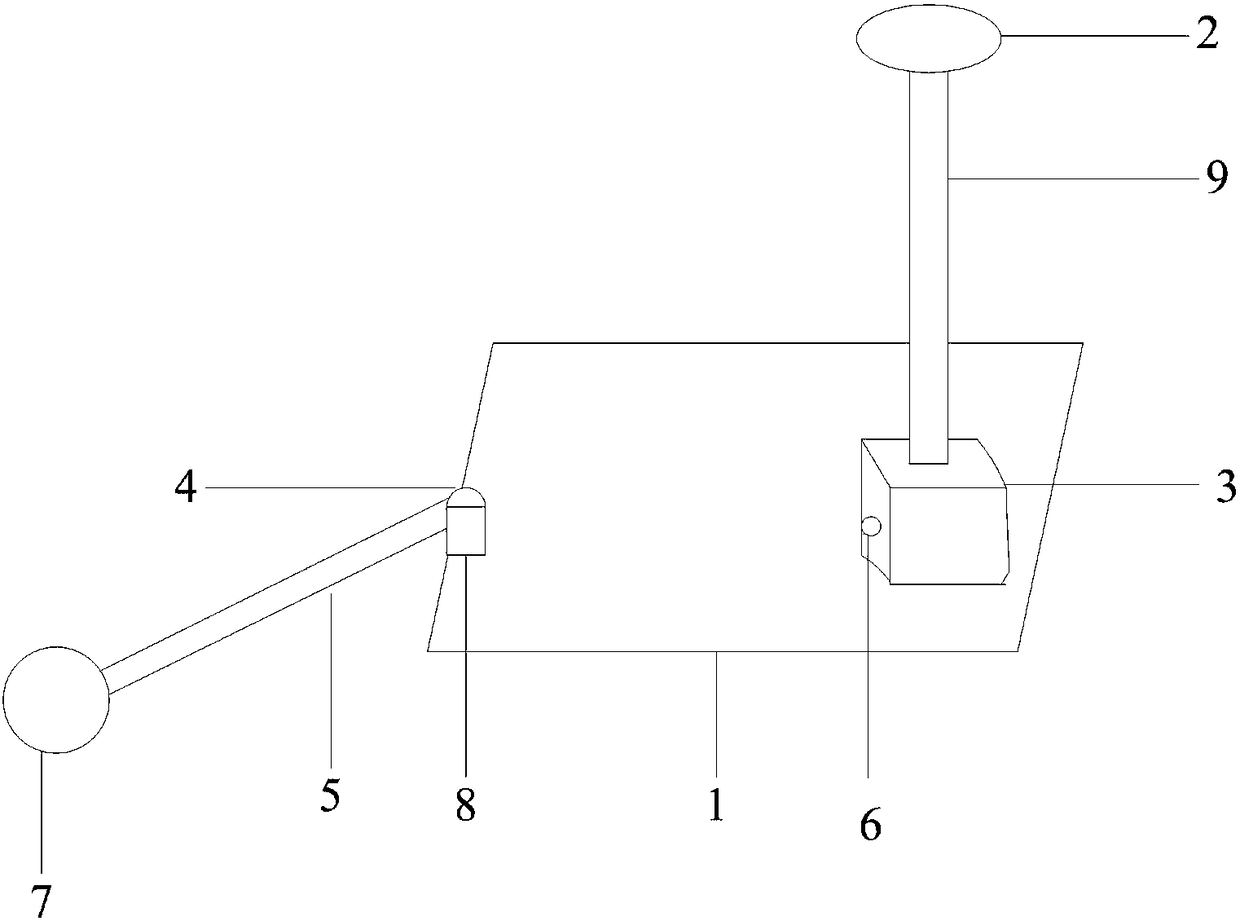 Method and device for underwater topographic survey of shallow water