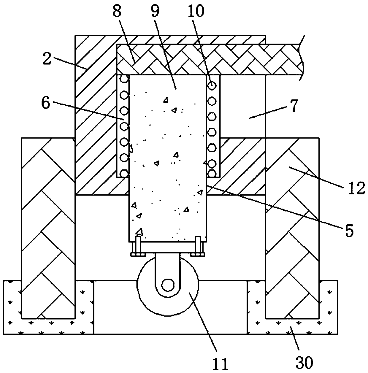 Automatic heat dissipation alarm computer convenient to move and fix