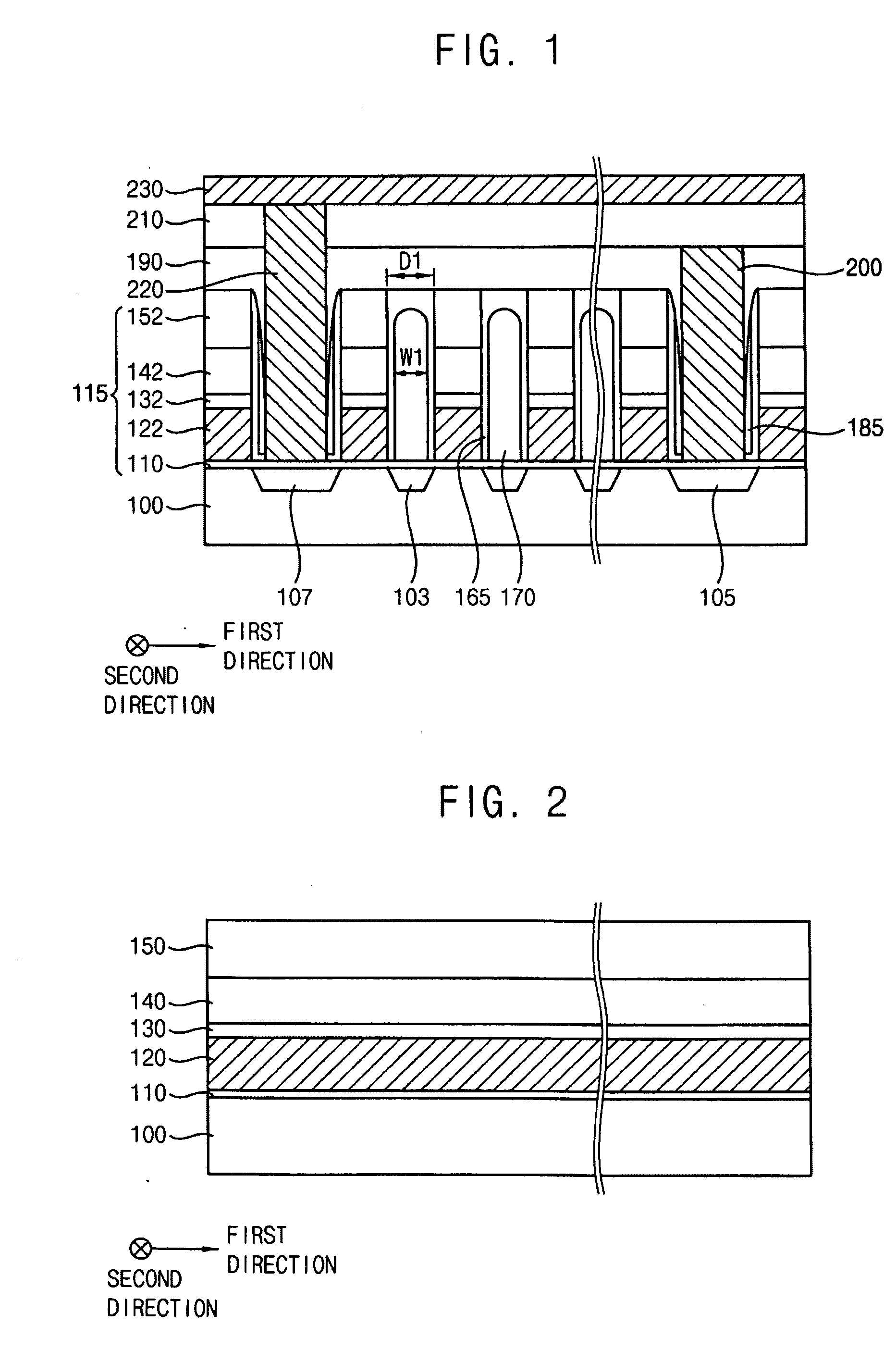 Semiconductor devices and methods of manufacturing the same