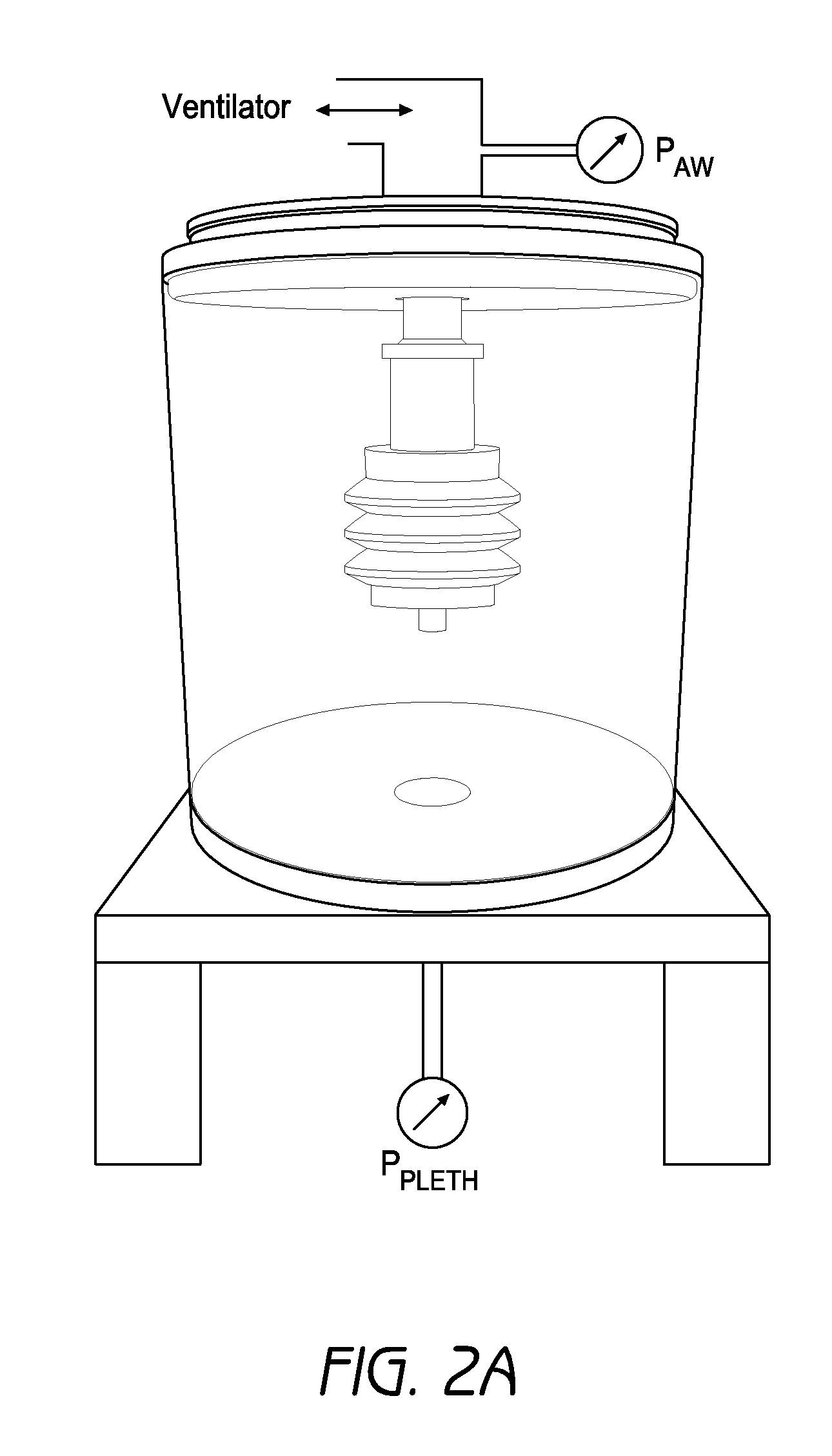 Broad-band, low frequency, high-amplitude, long time duration, oscillating airway pressure breathing apparatus and method utilizing bubbles