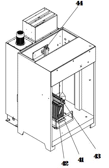 Powder feeding center of spraying equipment