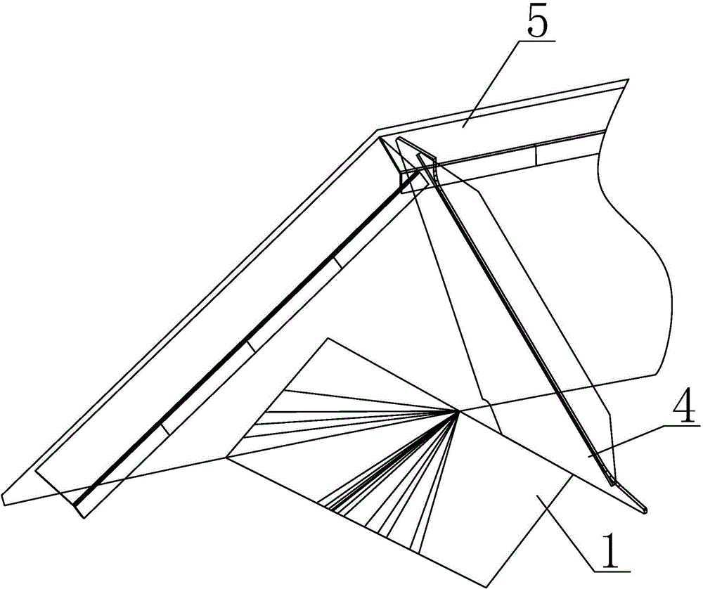 Hull segmented part assembling angle universal template and making method thereof