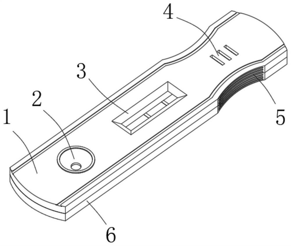 Reagent card box for detecting novel coronavirus (SARS-CoV-2) antigen and preparation method and application of reagent card box