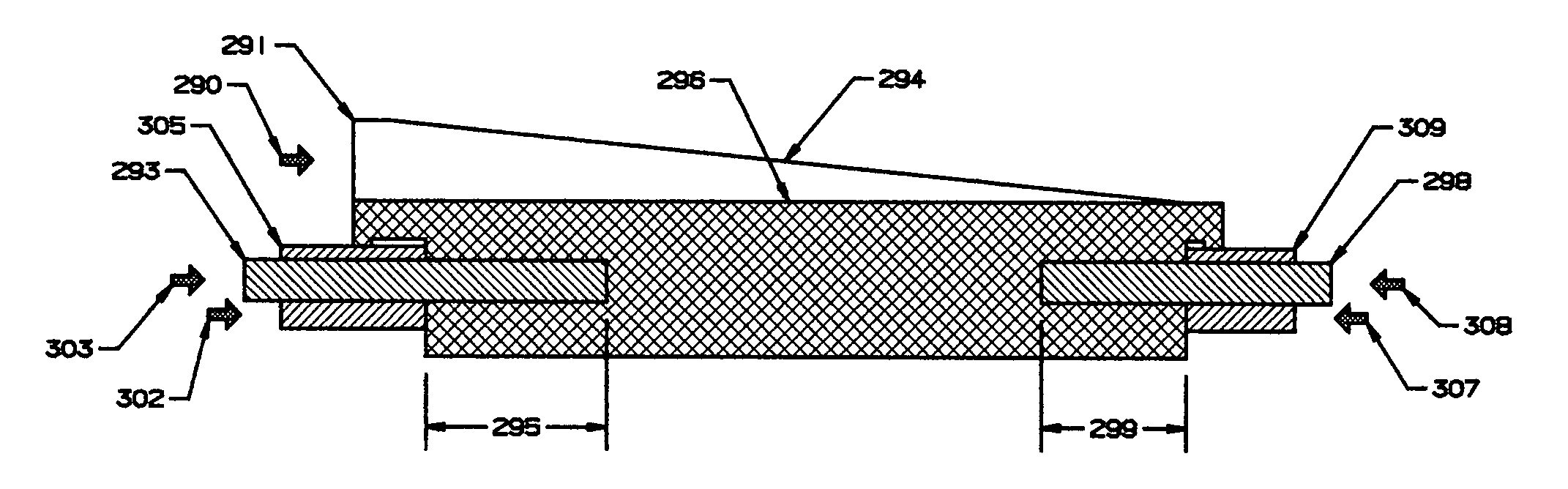 Sheet width control for overflow downdraw sheet glass forming apparatus