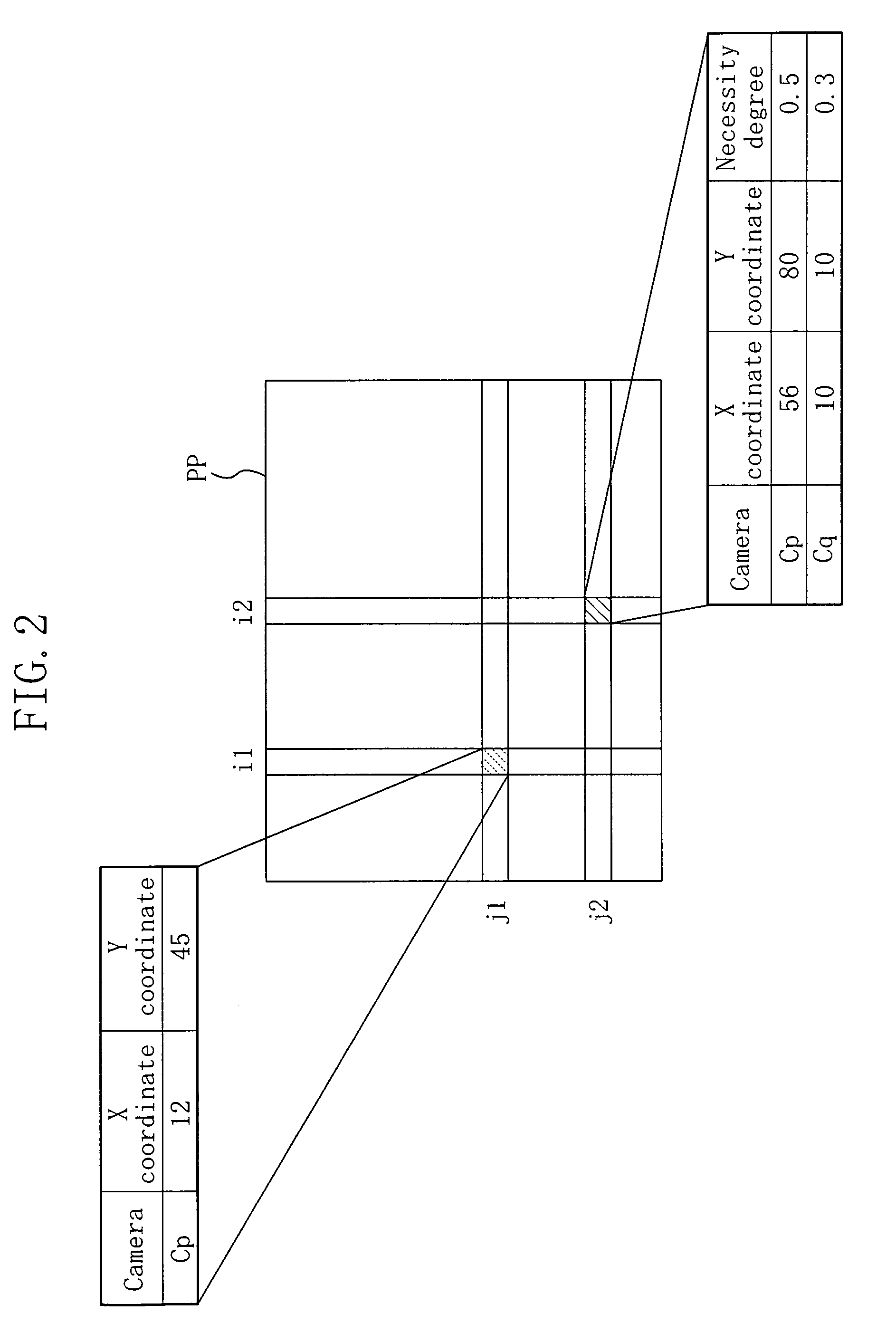 Monitoring system, camera adjusting method and vehicle monitoring system