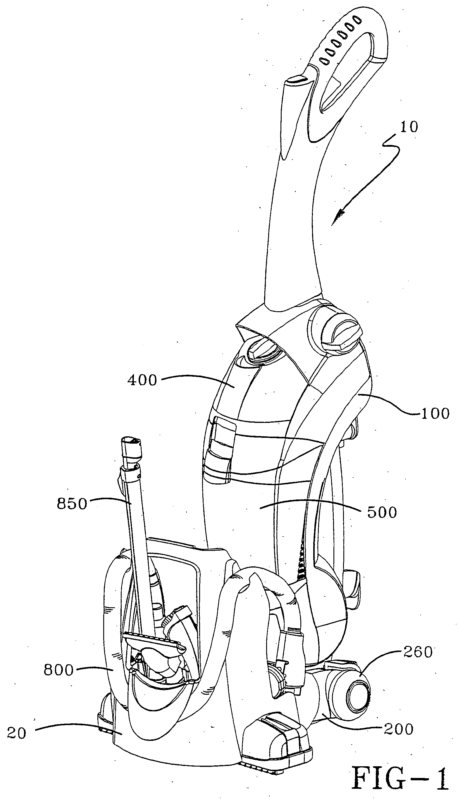 Latch arrangement for a floor care appliance