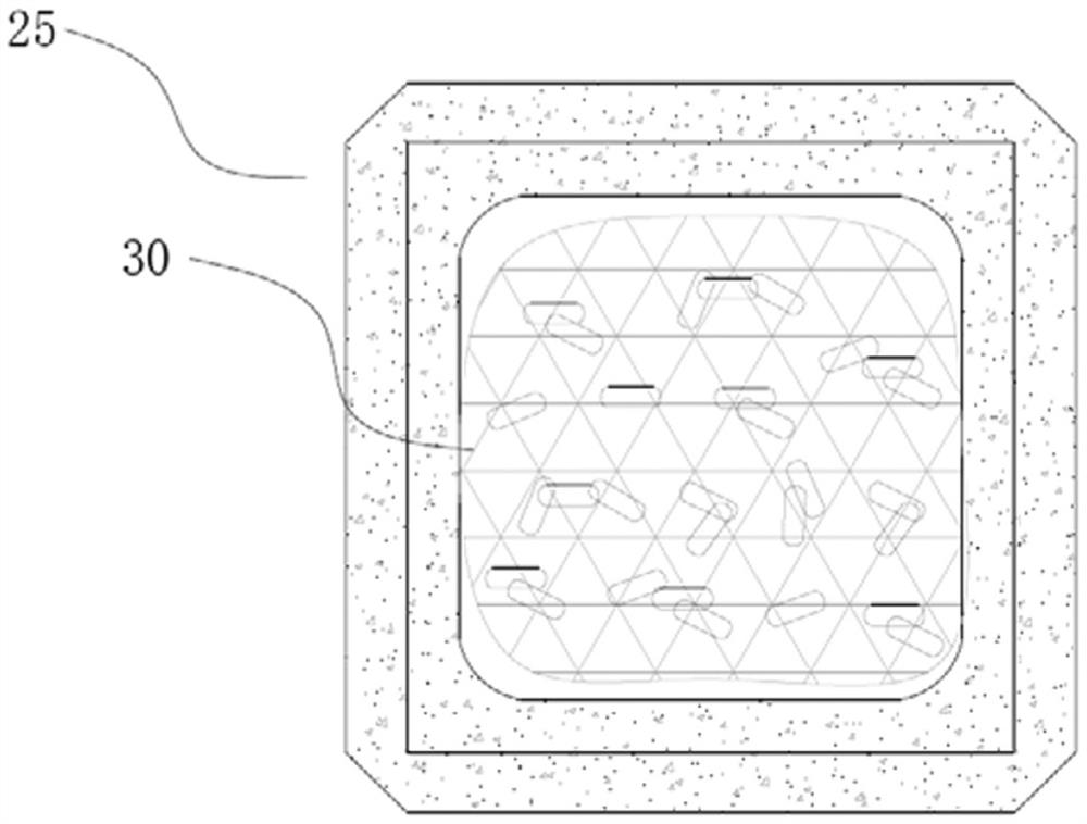 Ecological breakwater structure suitable for constructing oyster reef habitat