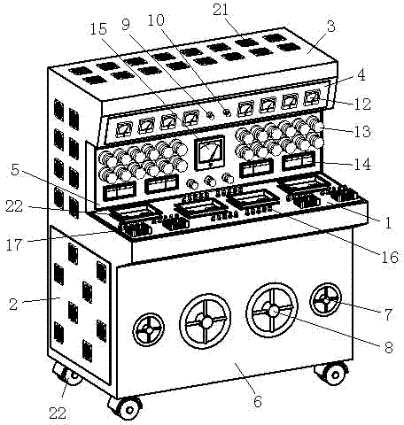 Method and device for ageing three-phase rectifier bridges