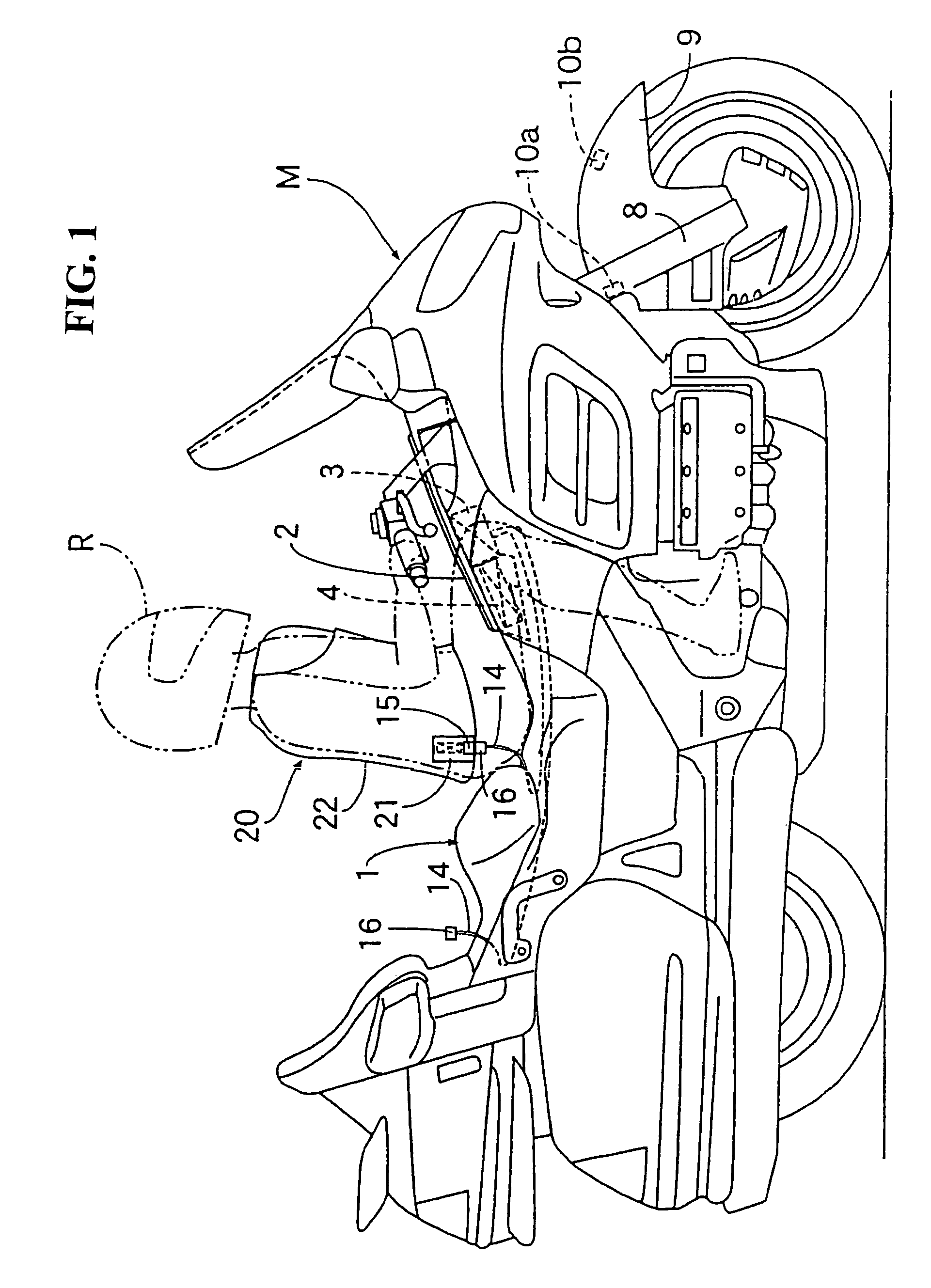 Airbag apparatus for small vehicles