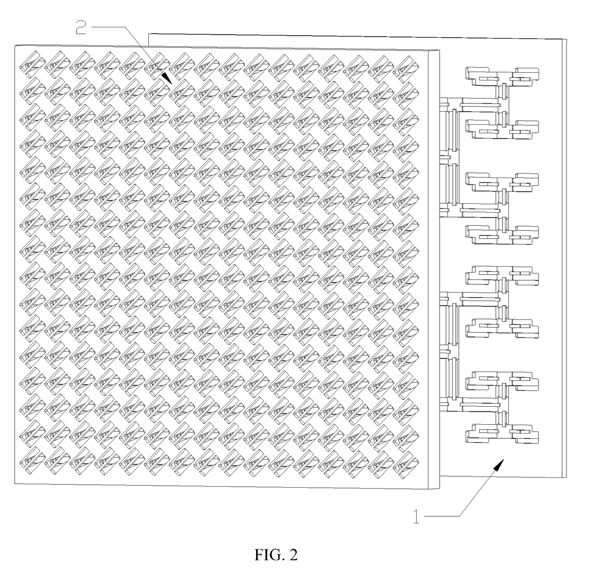 Waveguide slotted array antenna