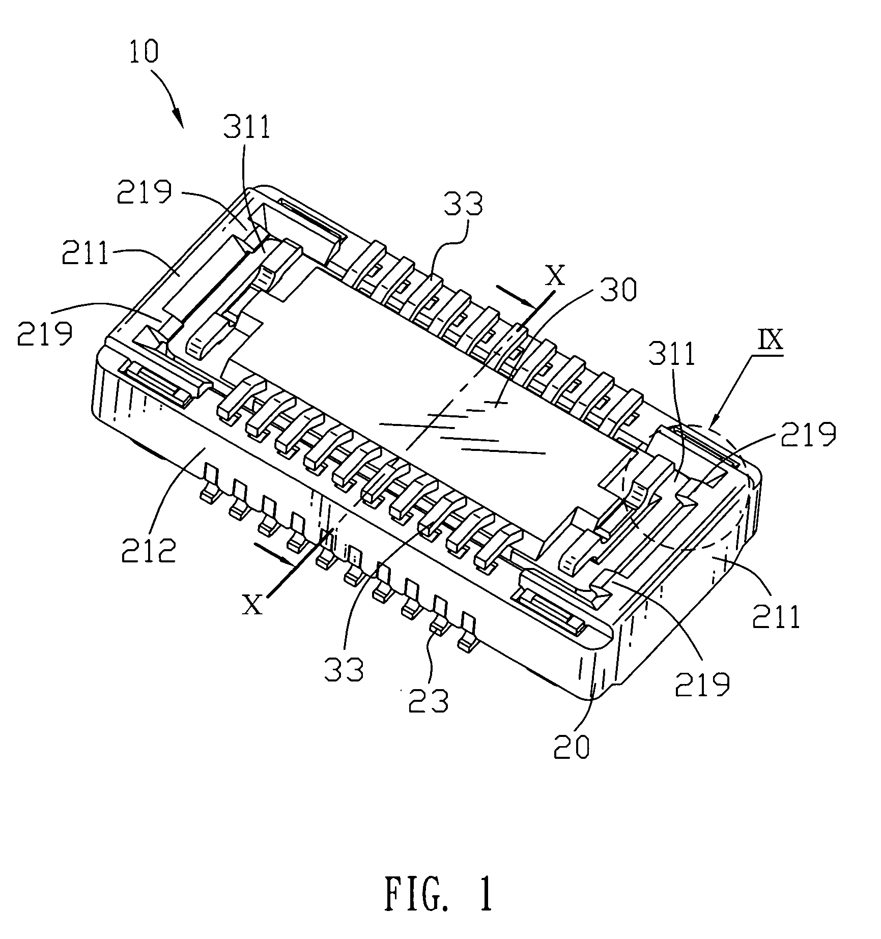 Board-to-board connector assembly