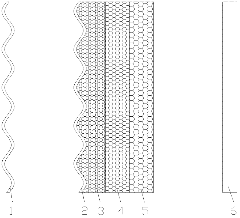 Lightweight filled composite protective structure for space debris