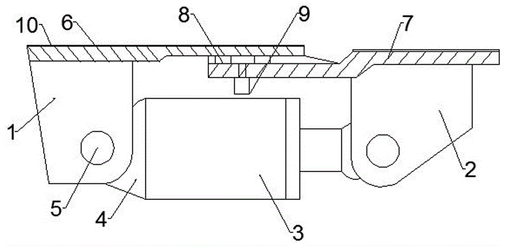 Hinge connected with power distribution cabinet door