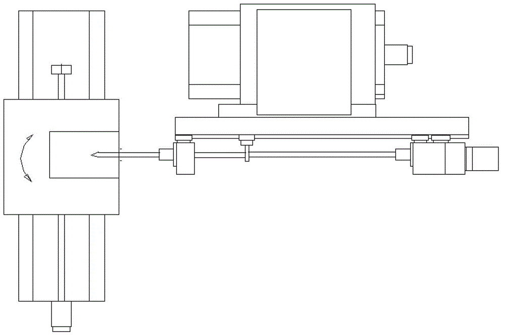 A method for conveniently switching the drilling and milling functions of a deep hole drilling machine