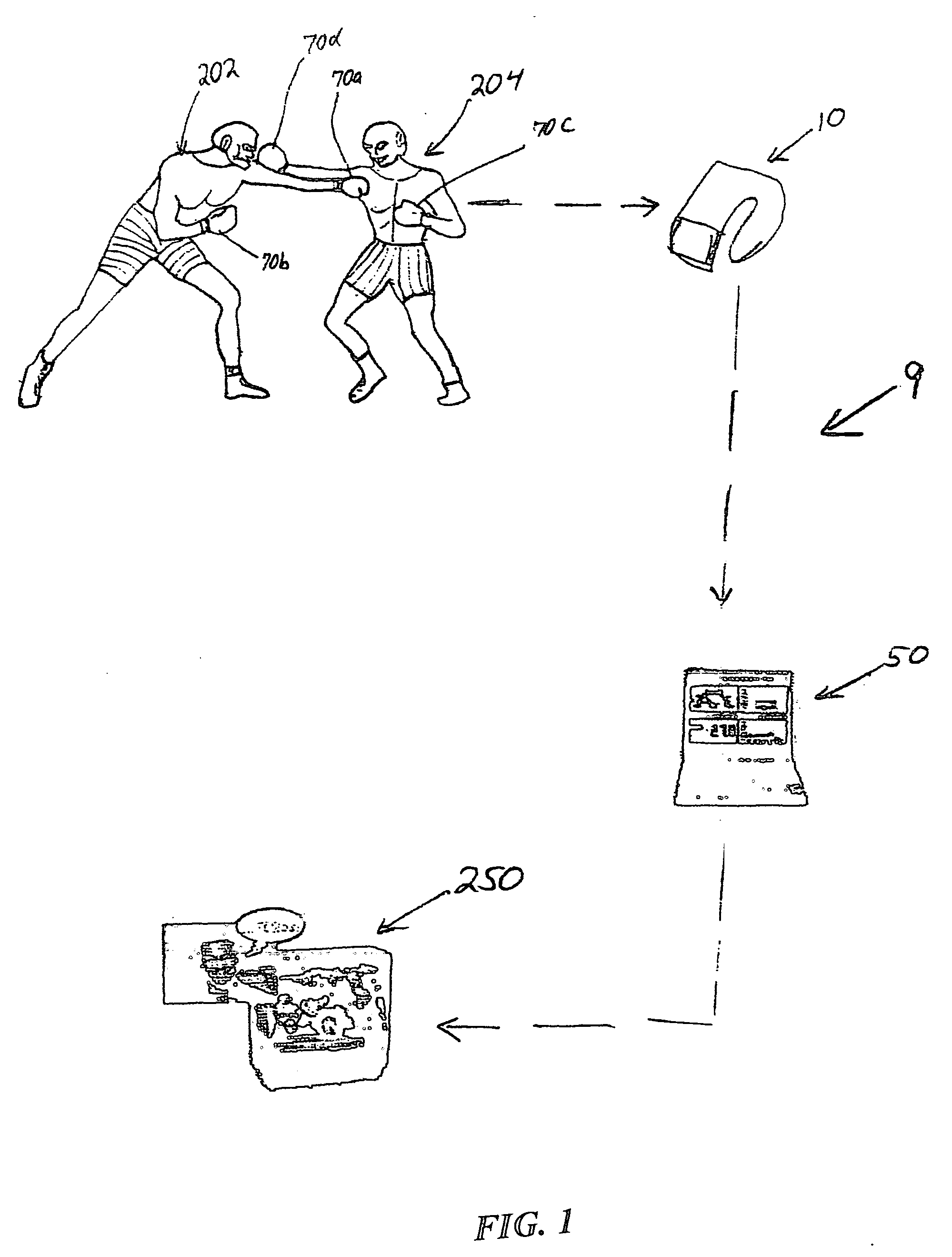 System, method and device for monitoring an athlete