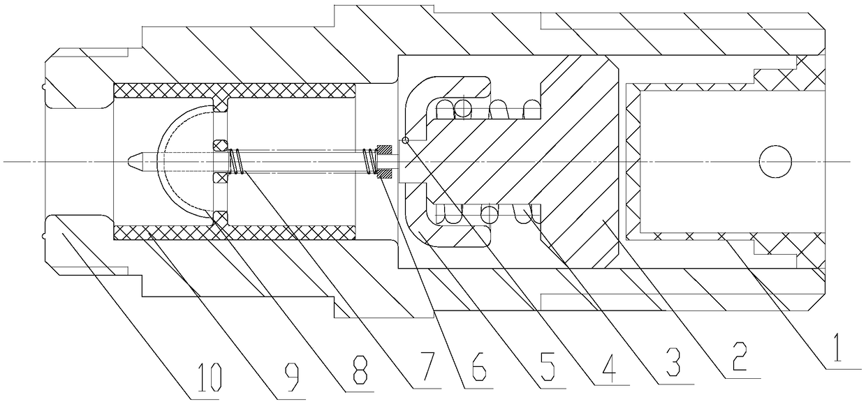 An overcurrent high temperature cut-off valve