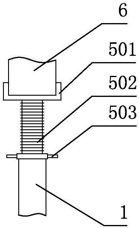 Normalized support system and construction method of weather-proof PVC (polyvinyl chloride) composite plastic template