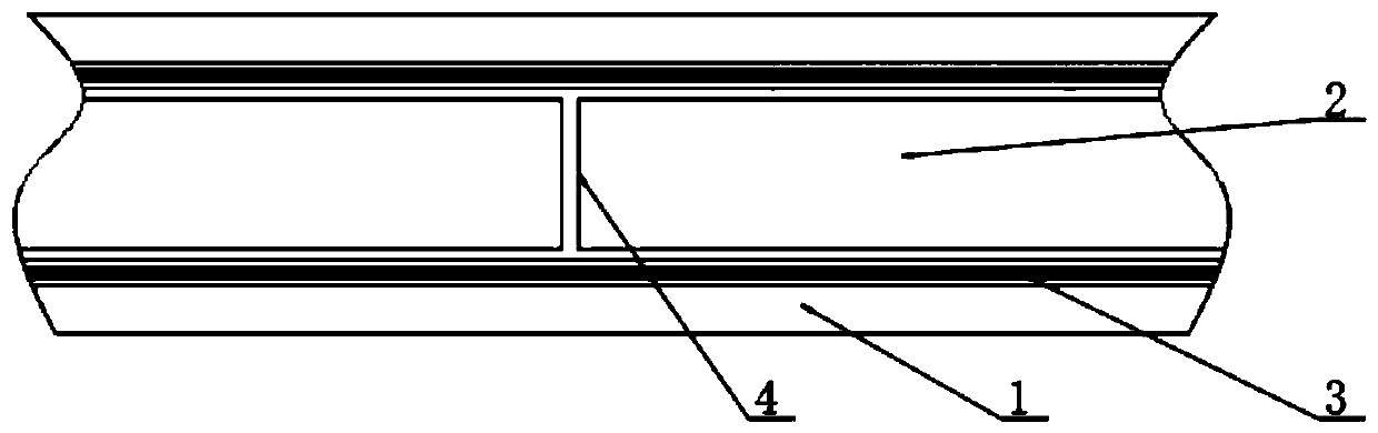 Partial solid prestressed pile produced through centrifuge method, and production process