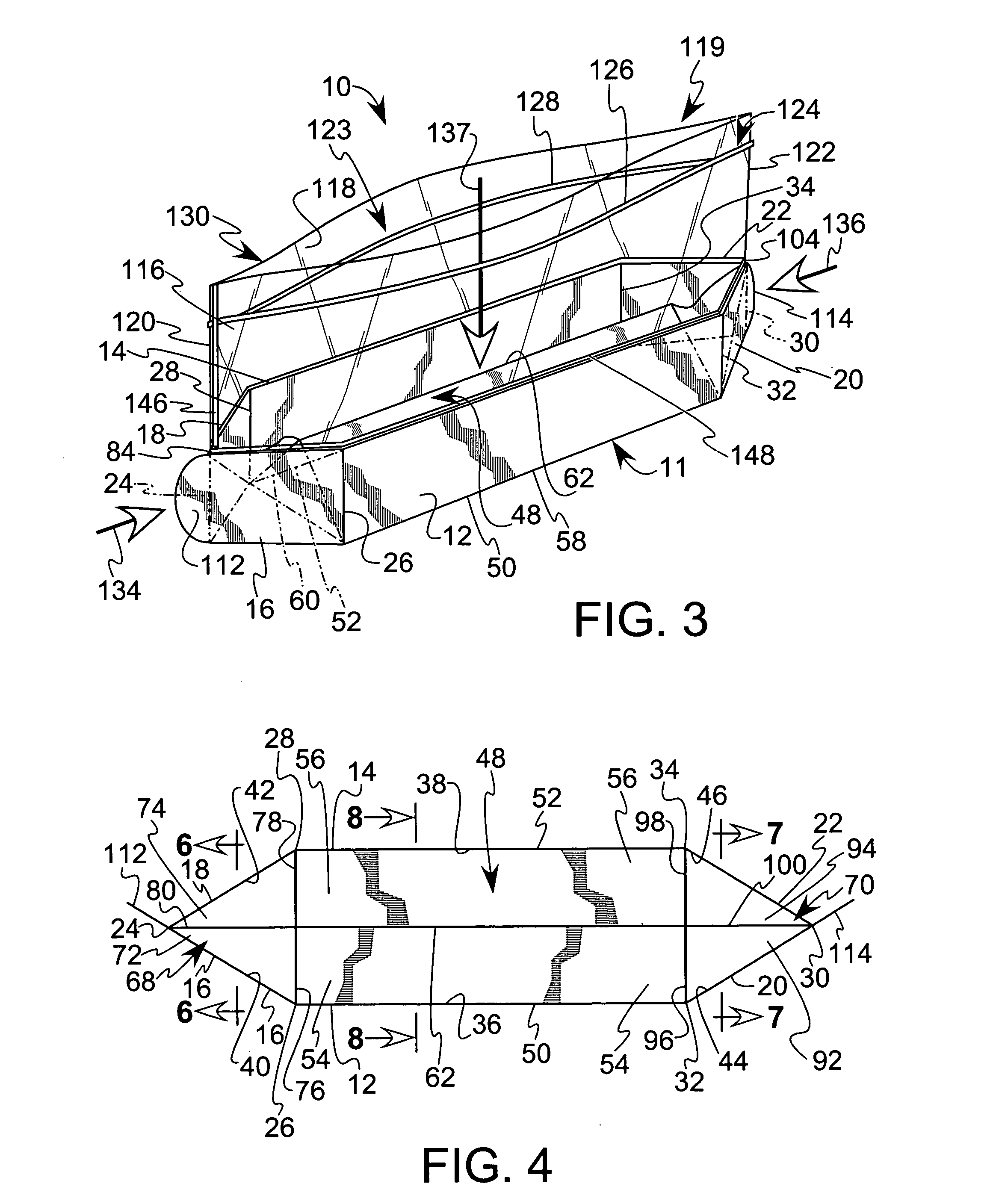 Container including removable integral upper portion