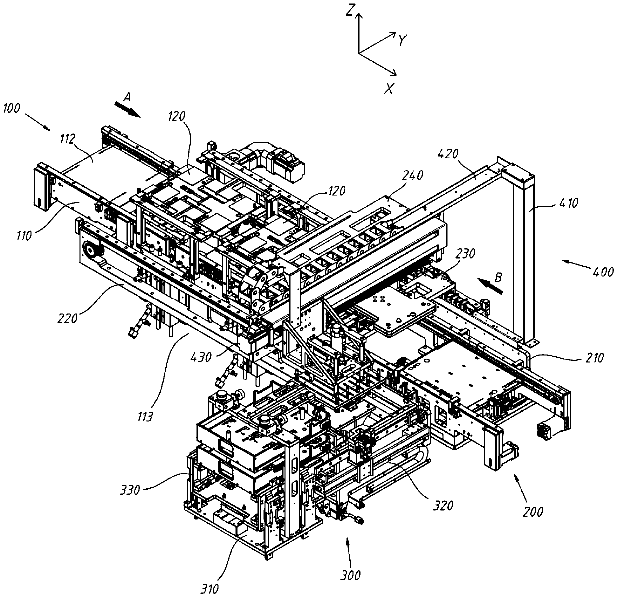 Circulation type bidirectional assembly line