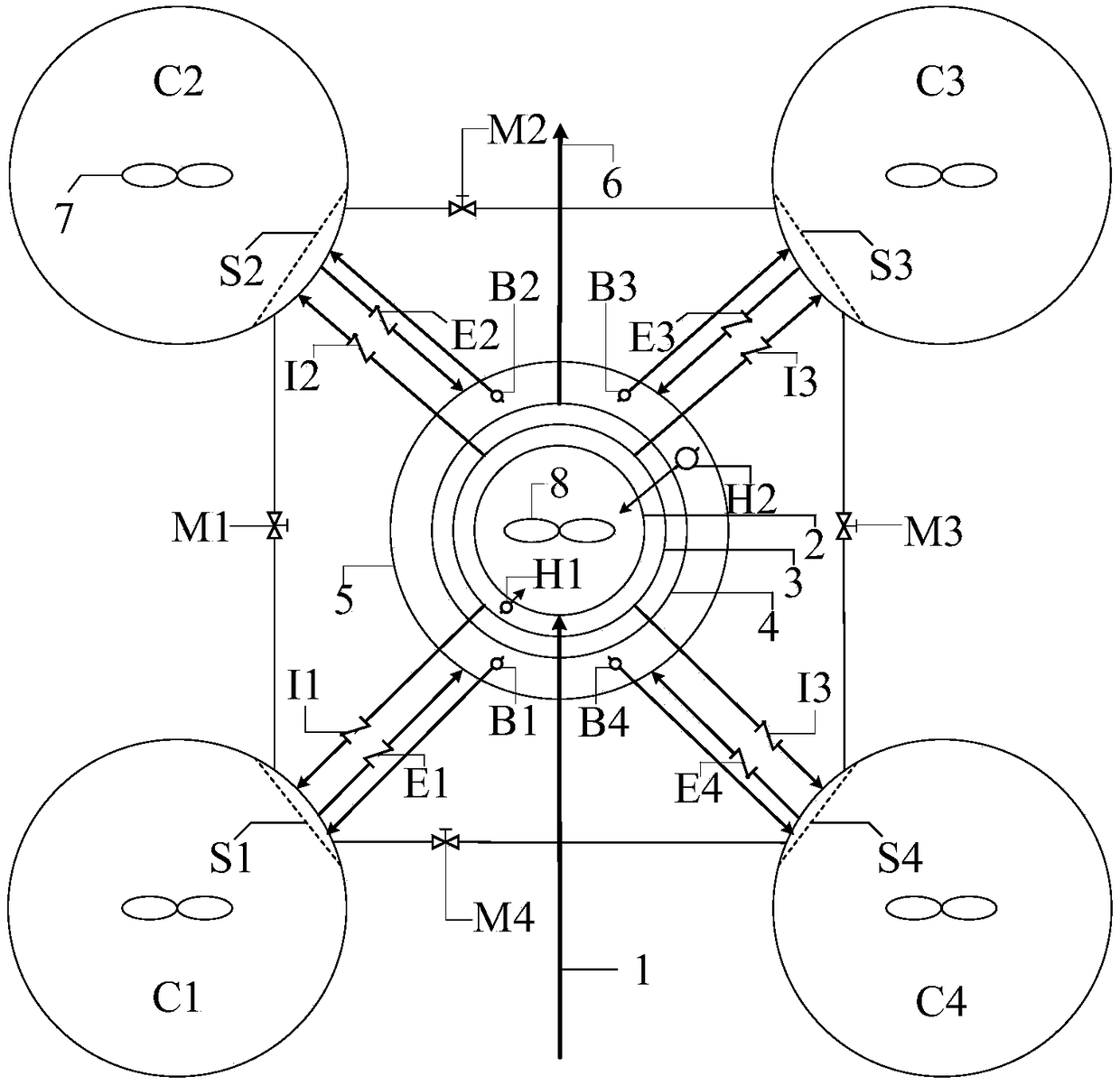 Rapid starting method of efficient autotrophic nitrogen removal system used for treating high-ammonia nitrogen wastewater