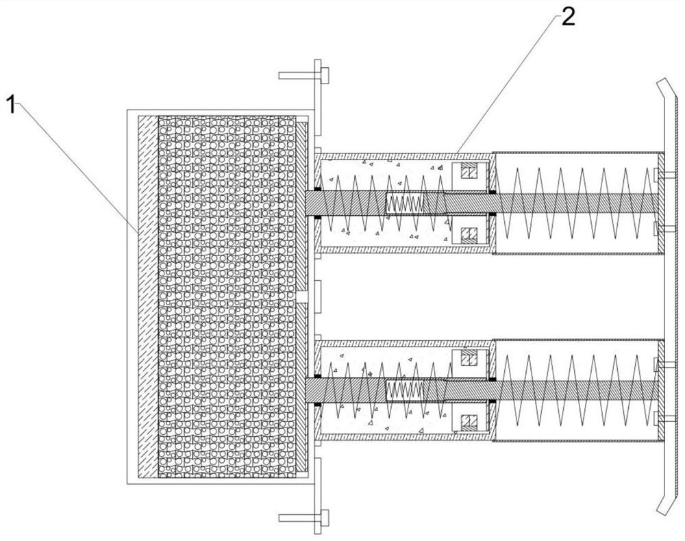 Energy consumption type variable-rigidity anti-seismic bridge check block based on magneto-rheological body