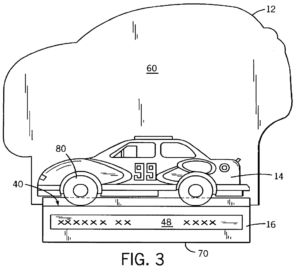 Model and shaped card packaging system and method for same