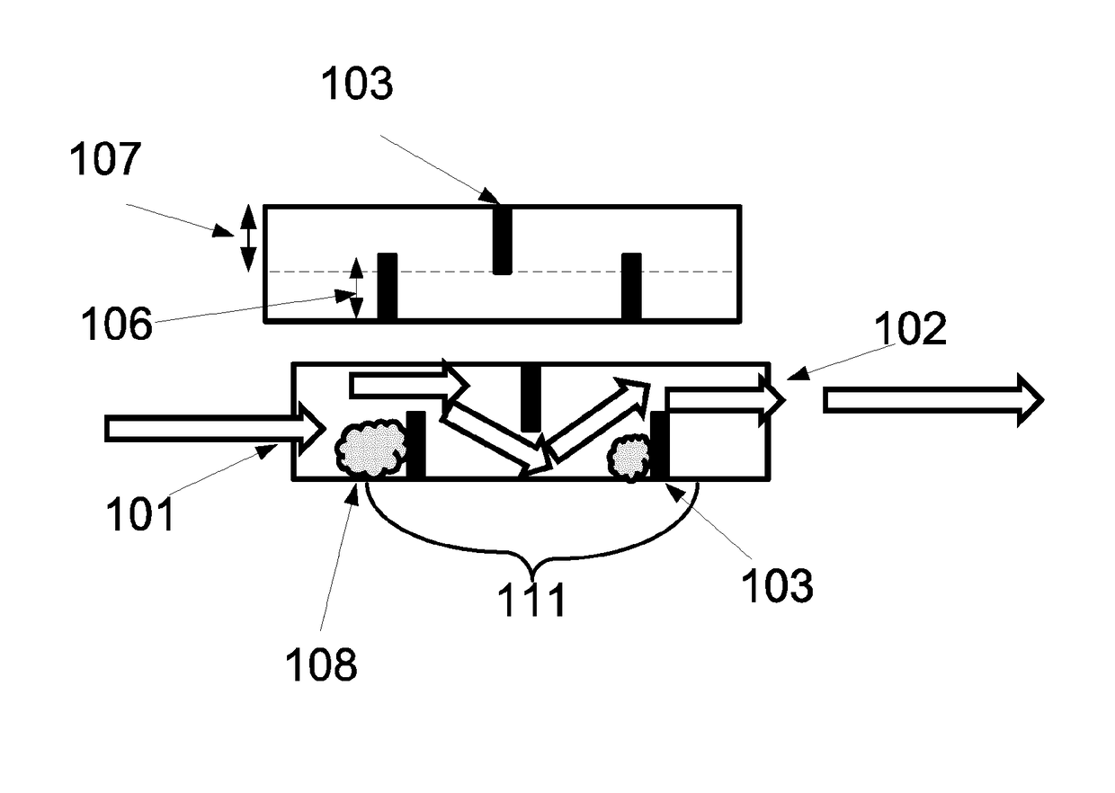 Portable sampling device and method for sampling drug substances from exhaled breath