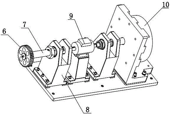 Gear reducer running-in test device