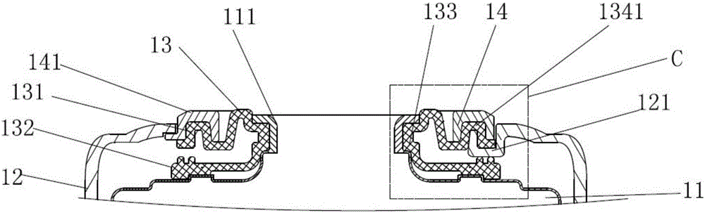 Comprehensive shock absorbing and noise reducing device of motor