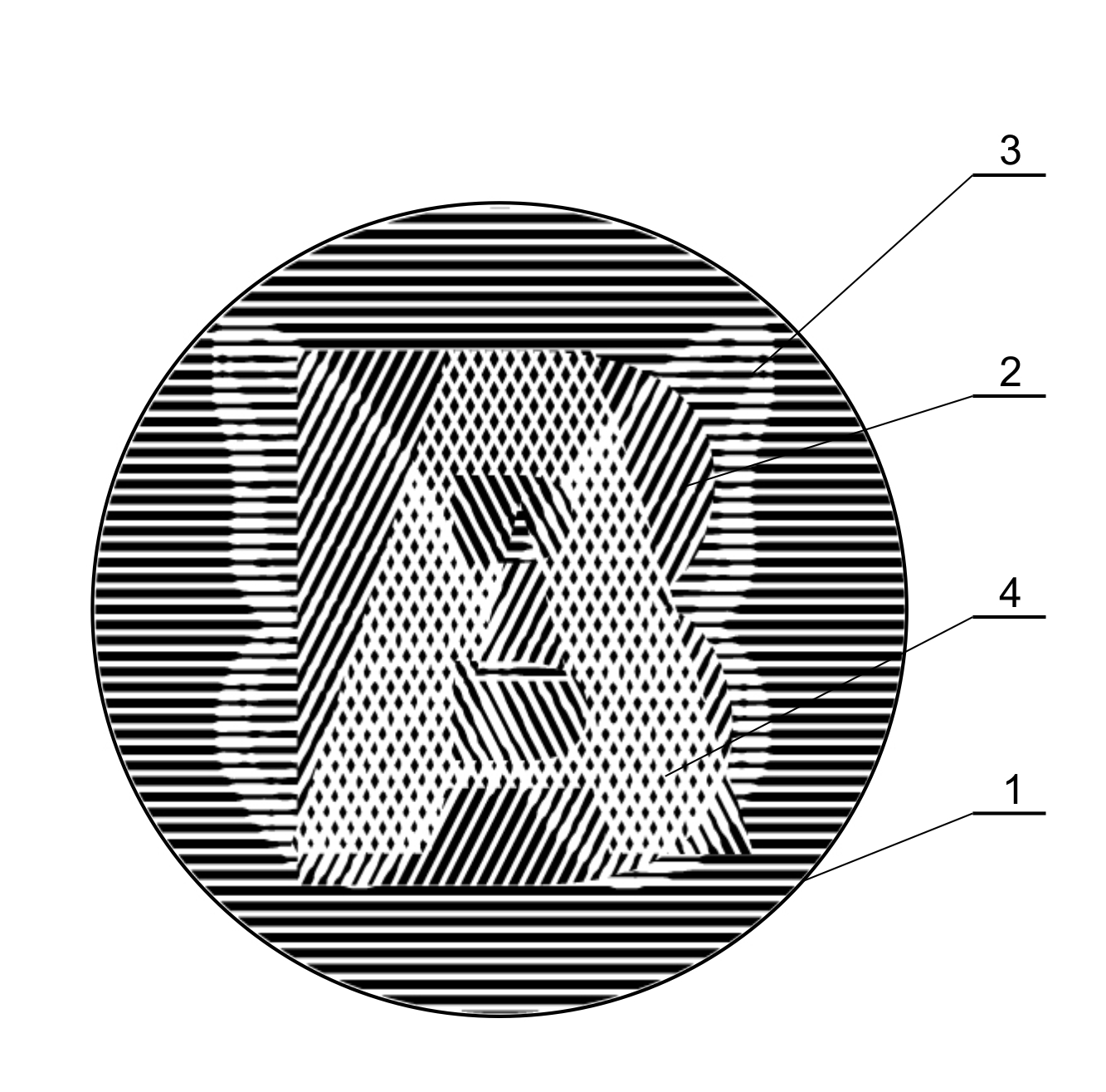 Nickel-clad steel coin by combining lines and fine patterns as well as its making technology