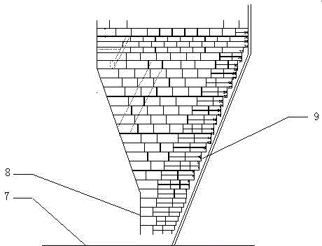 Building control method of lining of tubular kiln