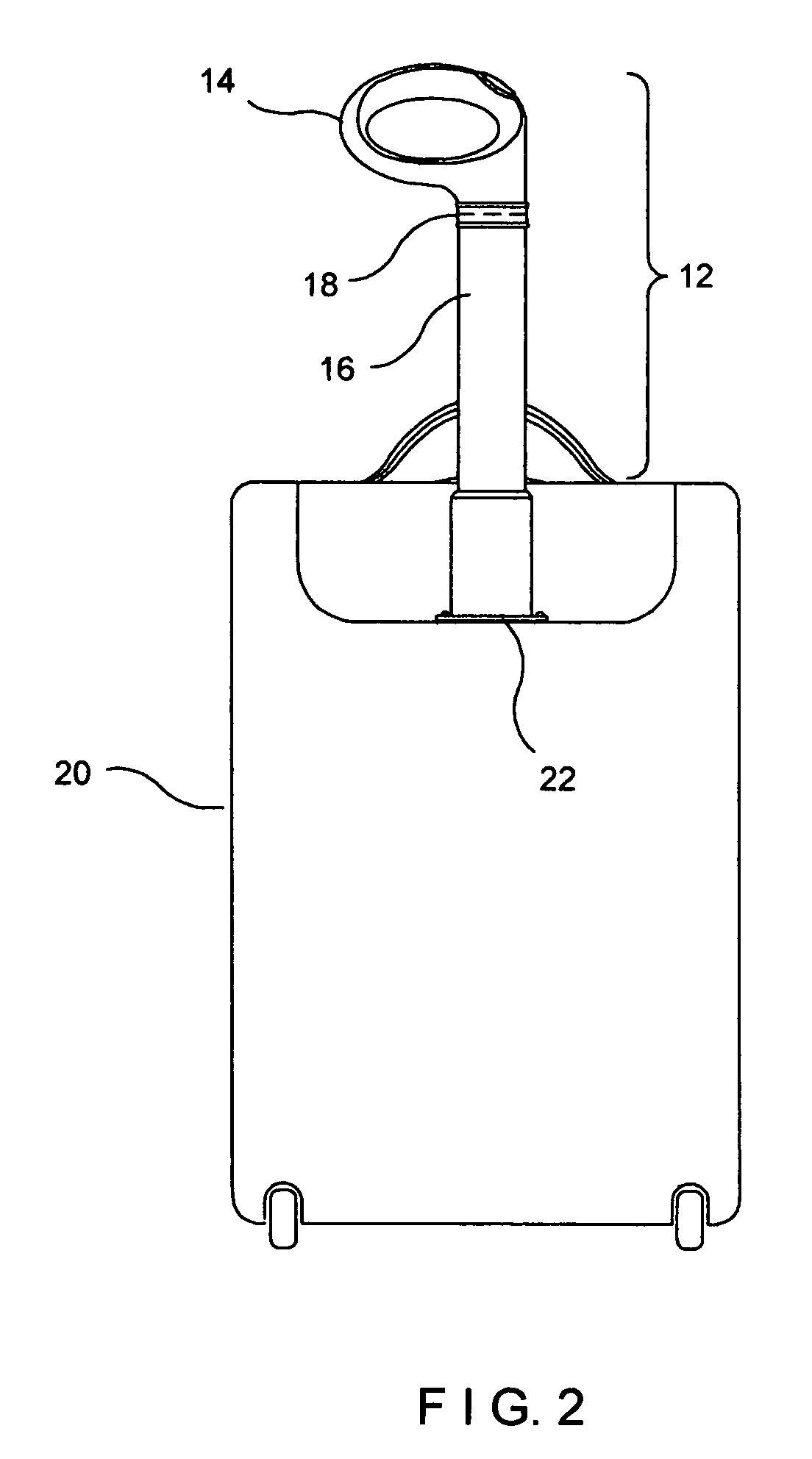 Pivotable towing arrangement