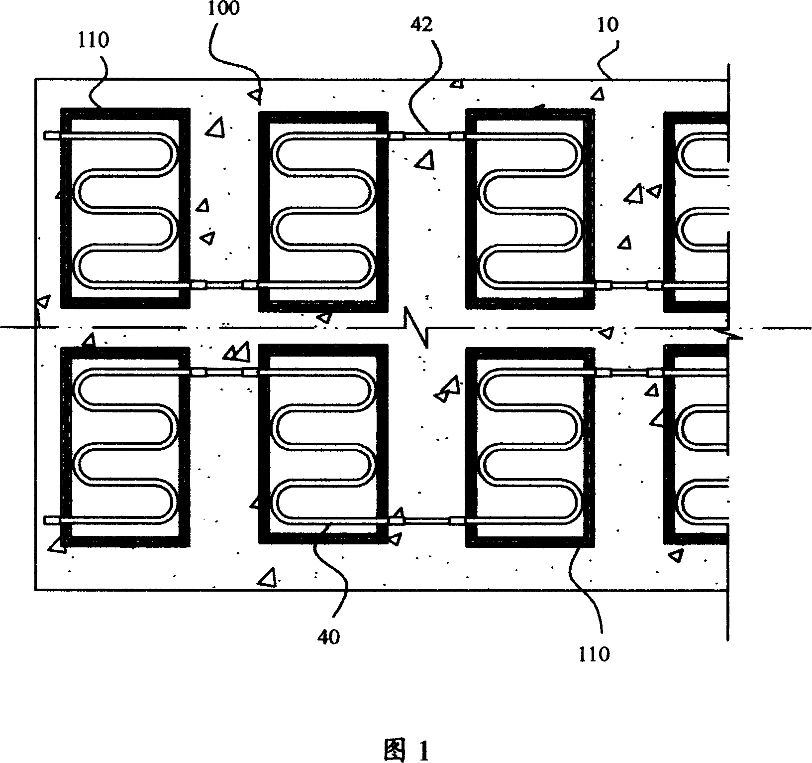 Hollow building floor with air-conditioning function for cast-in-situs reinforcing bar