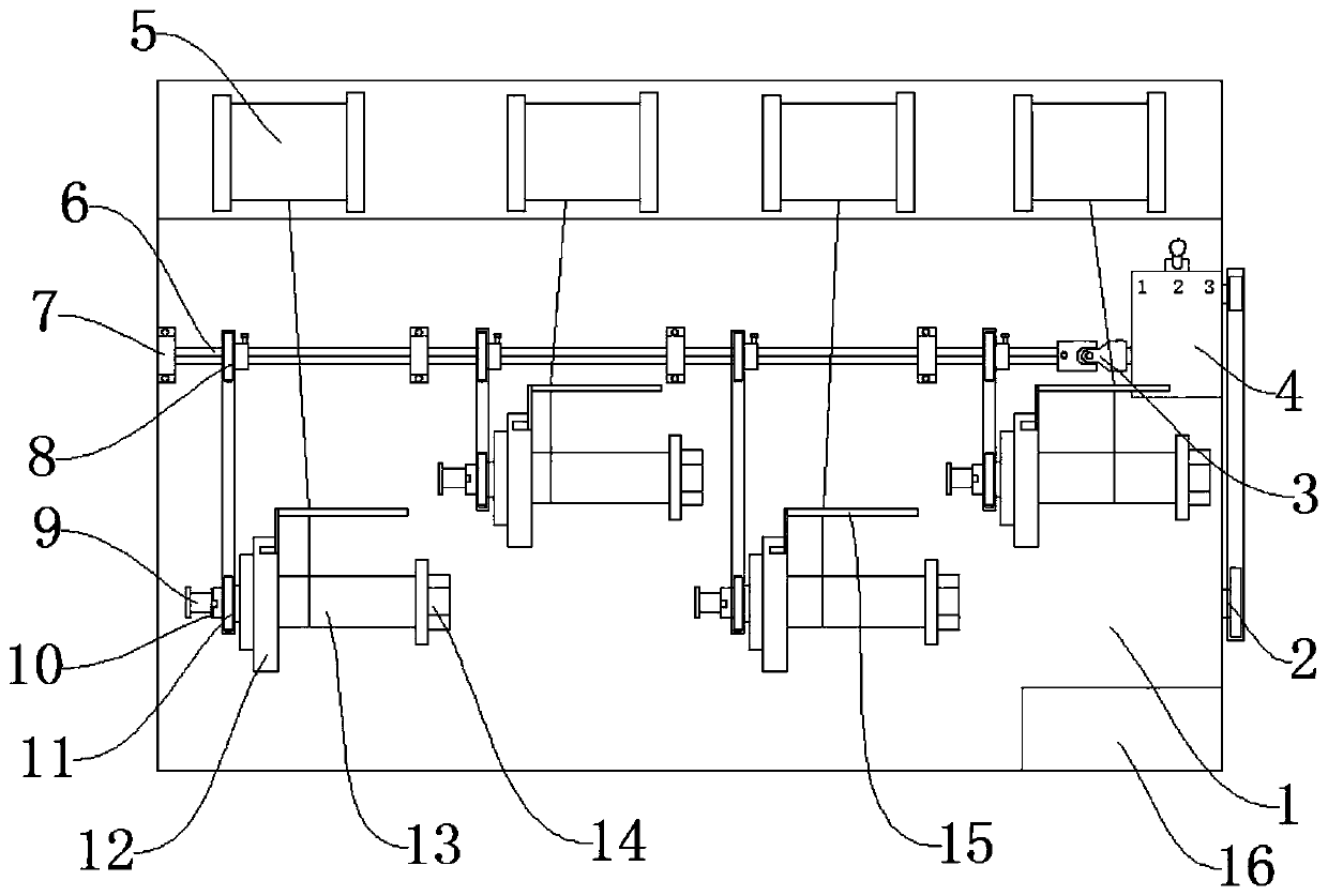 A kind of electric motor coil winding method