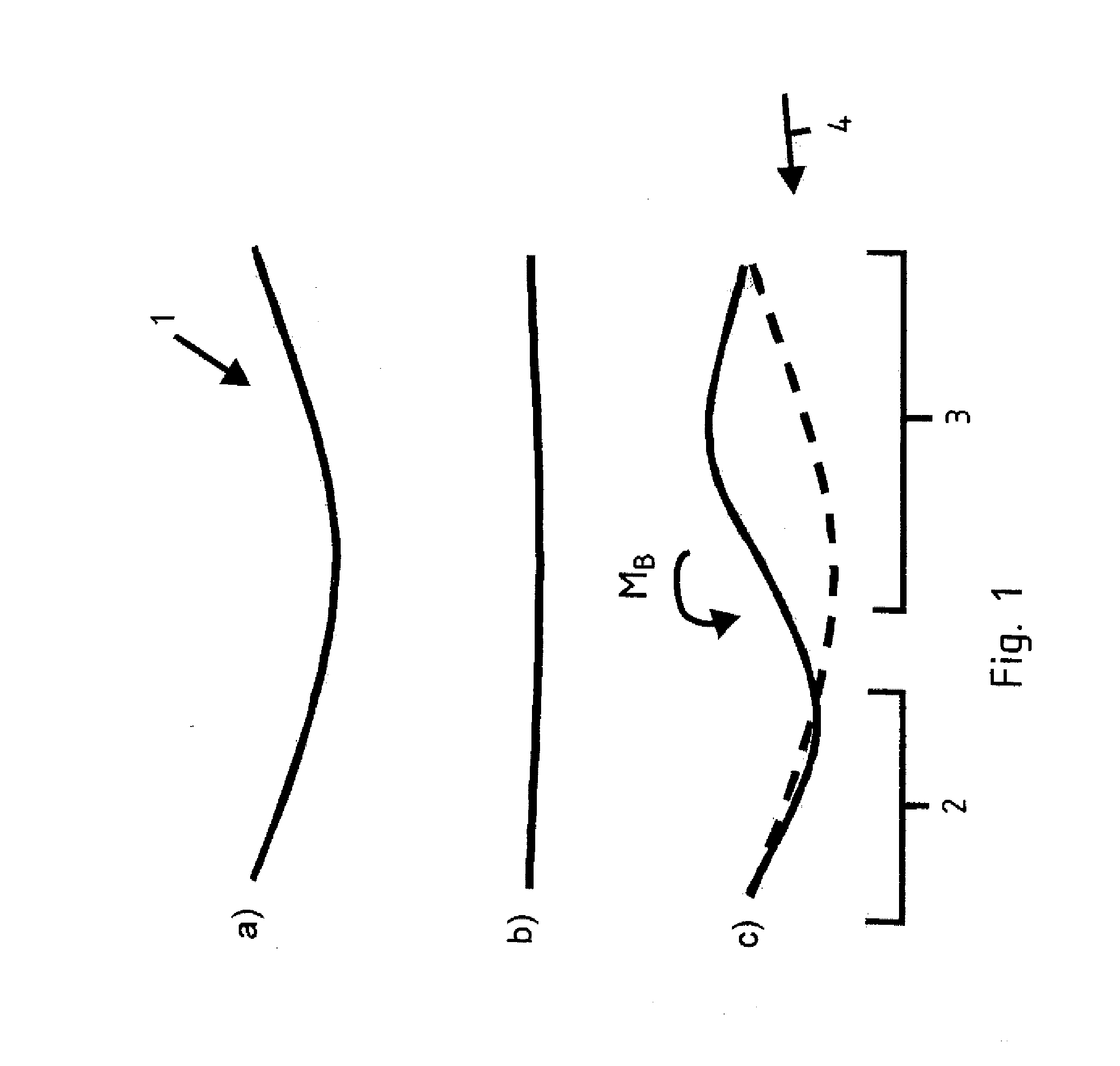 Axel suspension with longitudinal leaf spring for a motor vehicle