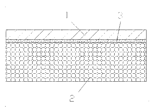 Microcrystal foamed ceramic composite brick