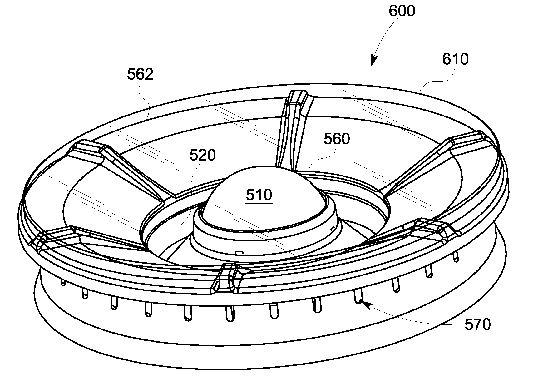 Hybrid gas surface burner