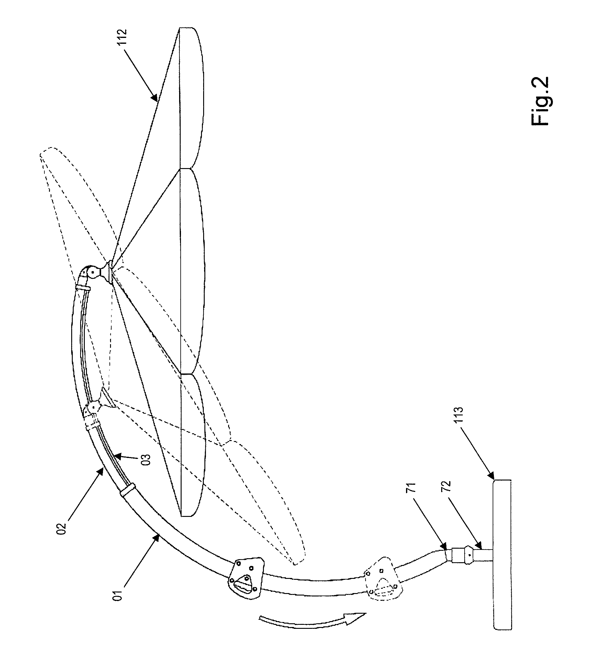 Telescoping umbrella