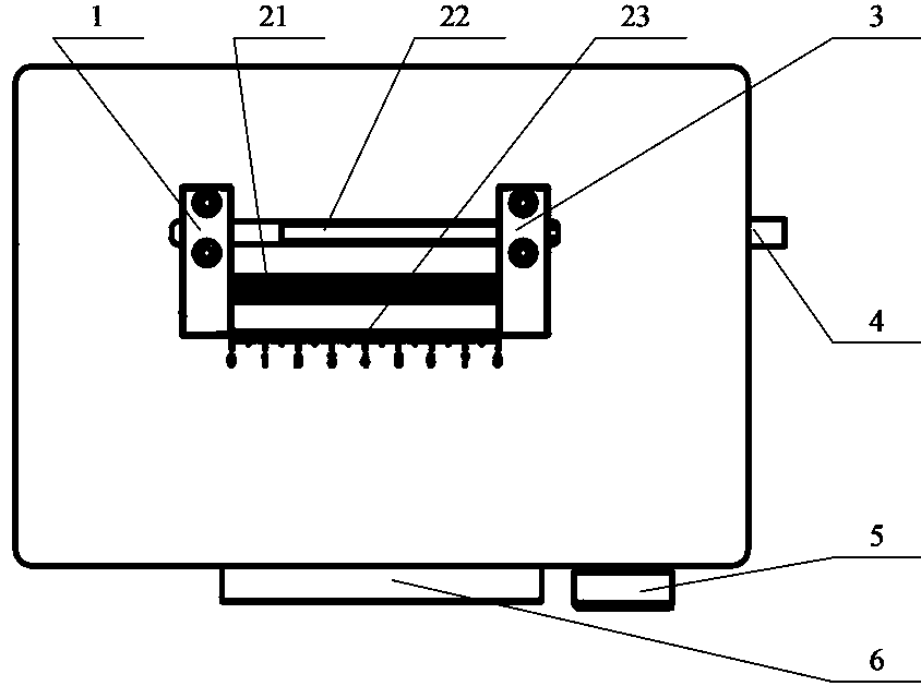 Tensile stress relaxation testing device and method of rubber material