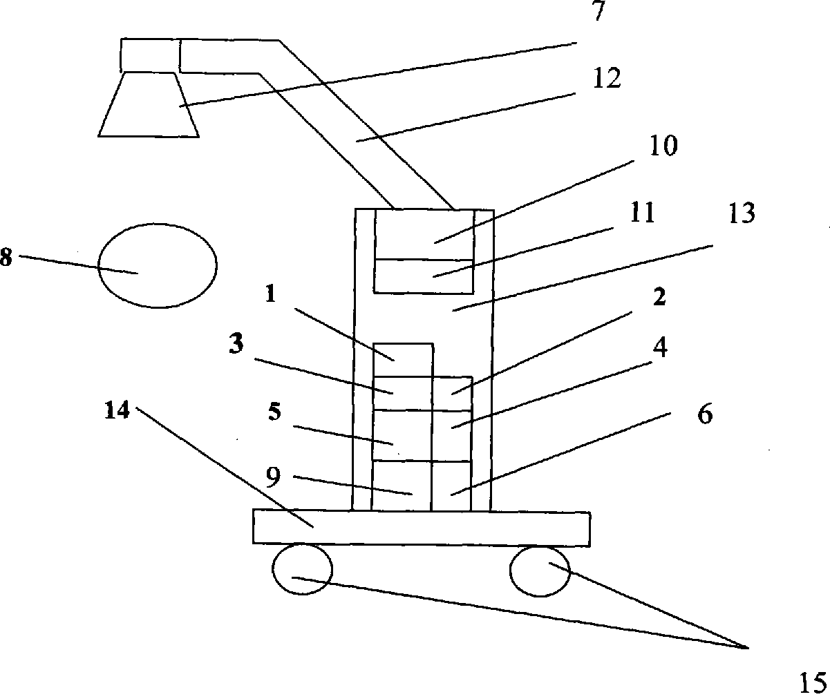 Near infrared ray biological pulse therapeutic apparatus