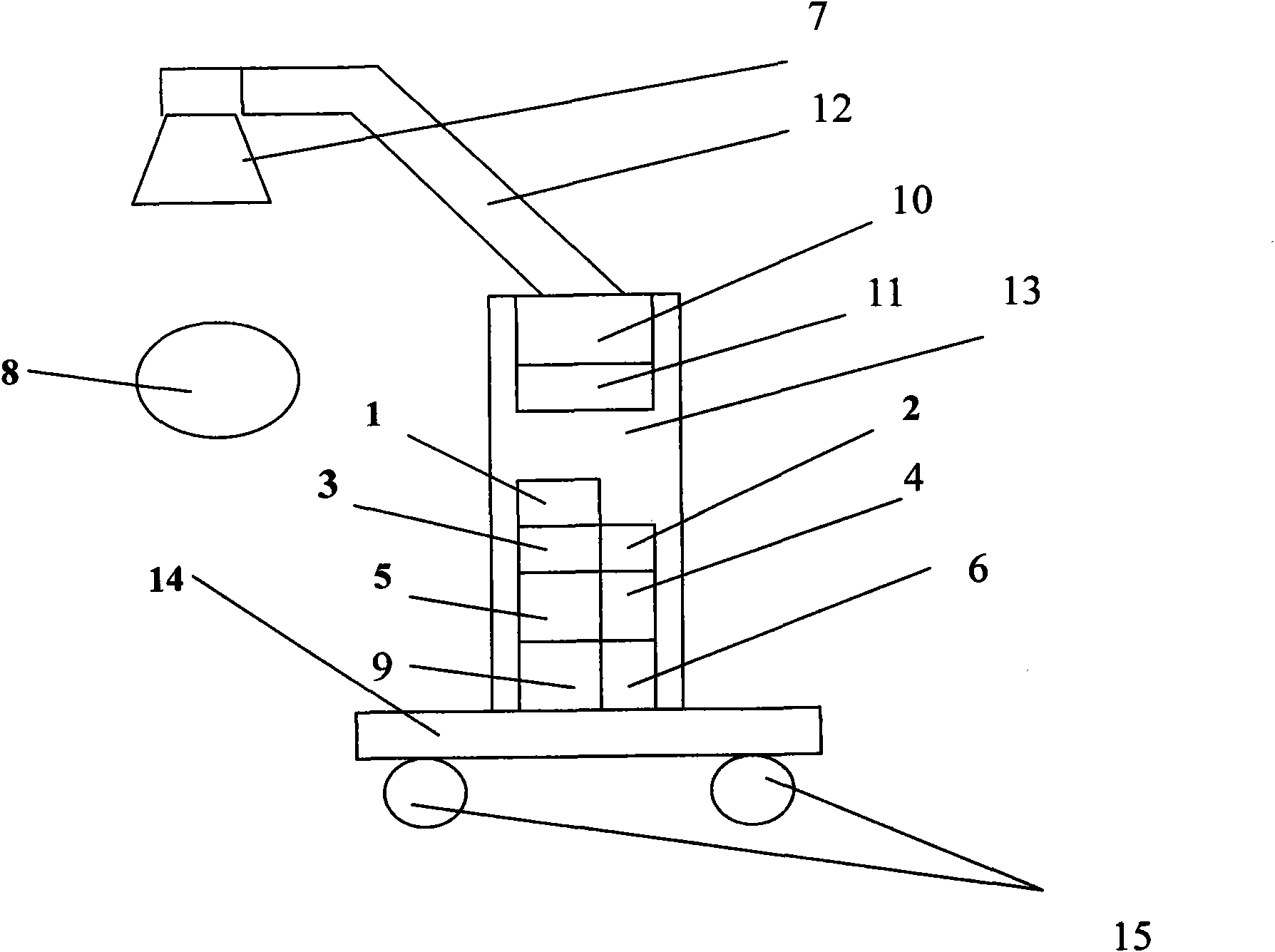 Near infrared ray biological pulse therapeutic apparatus