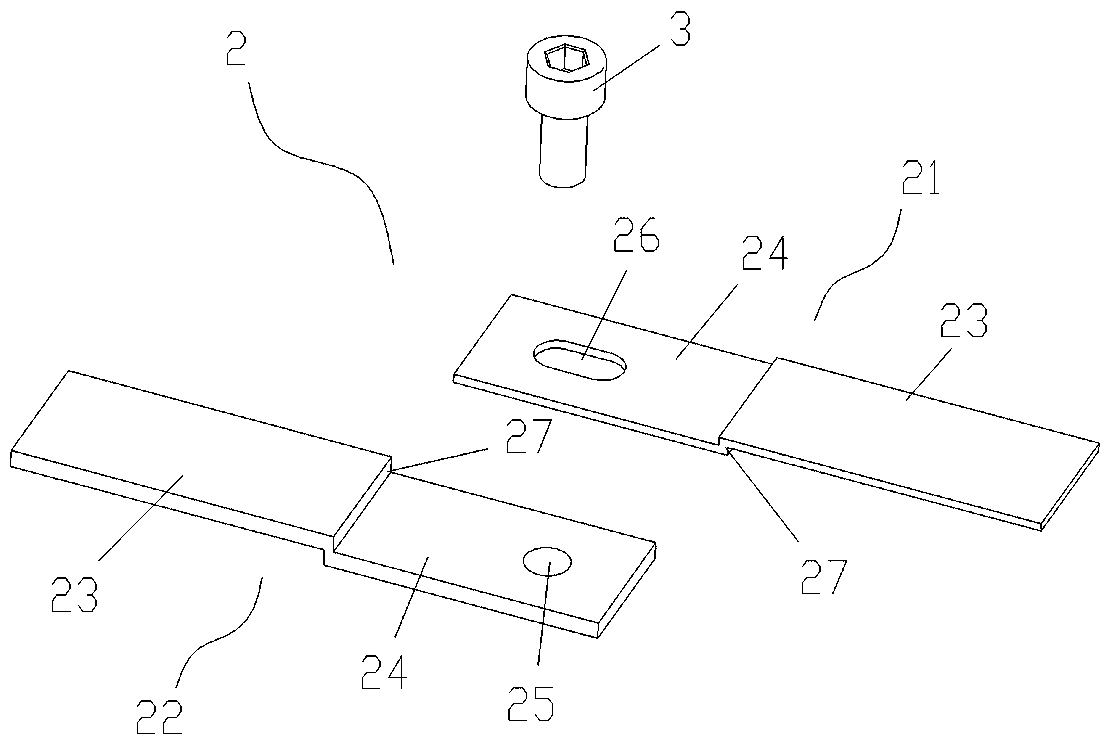 A connecting device and a battery module