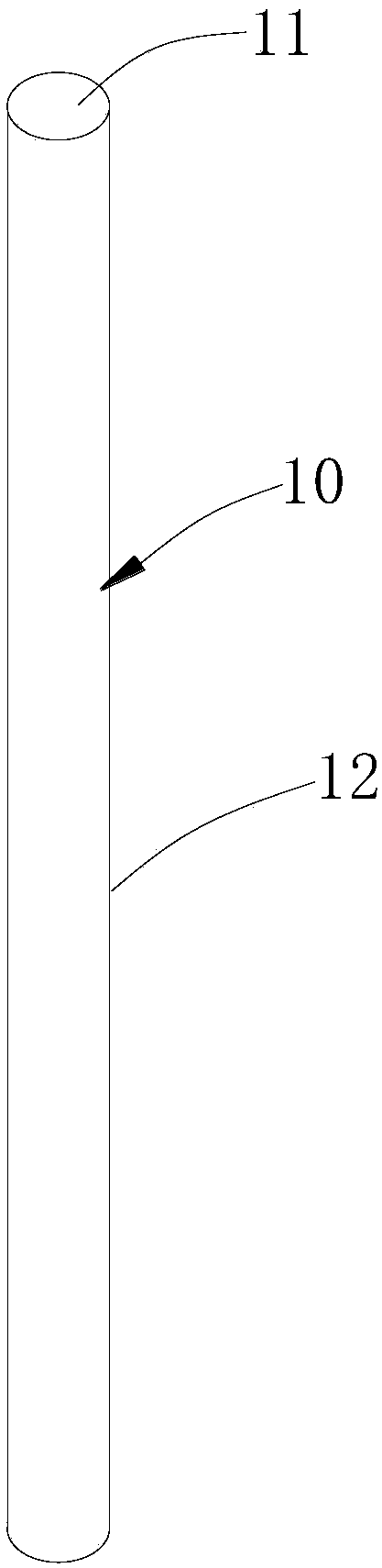 Heat conduction structure and heating and evaporating assembly