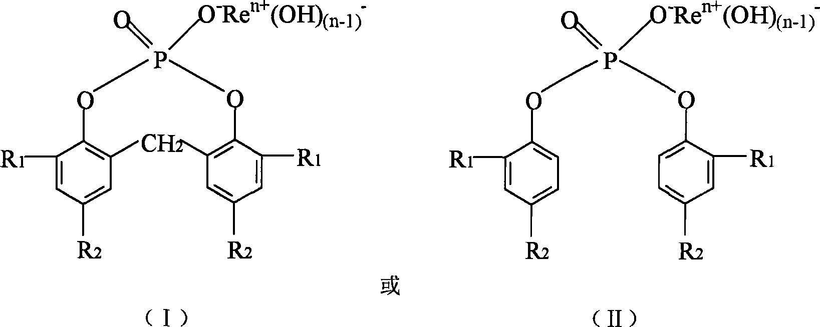 Organic phosphate rare earth salt nucleater, synthesis method and application thereof